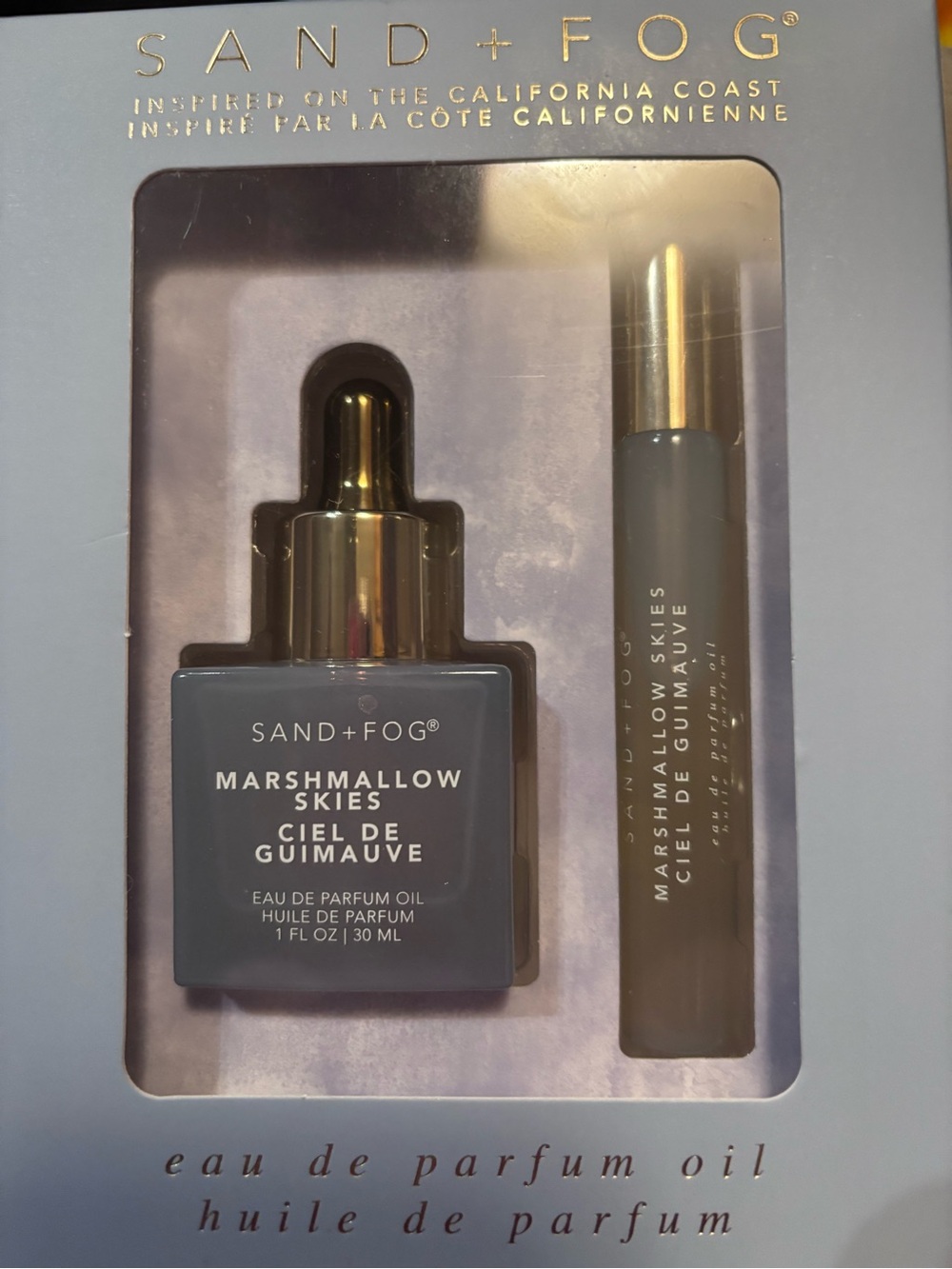 Sand+Fog Marshmallow Skies Eau de Parfum Oil Set - Dusty Blue